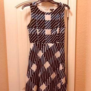 A heavy fabric dress